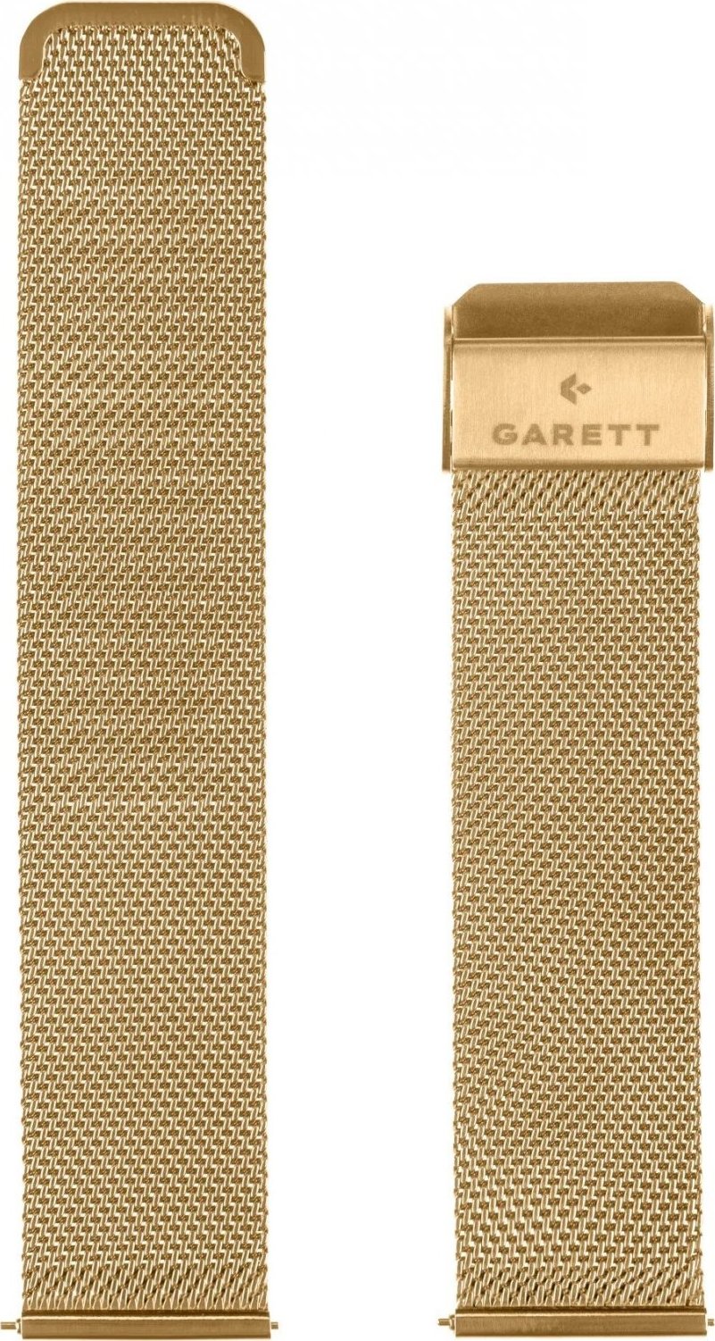 Garett univerzální řemínek 18 mm, zlatý kovový, typ Mesh gold