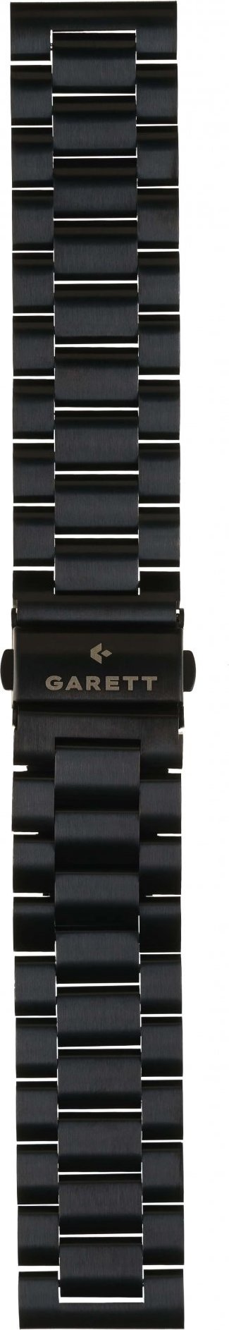 Garett univerzální řemínek 22 mm, černý kovový, typ Solid