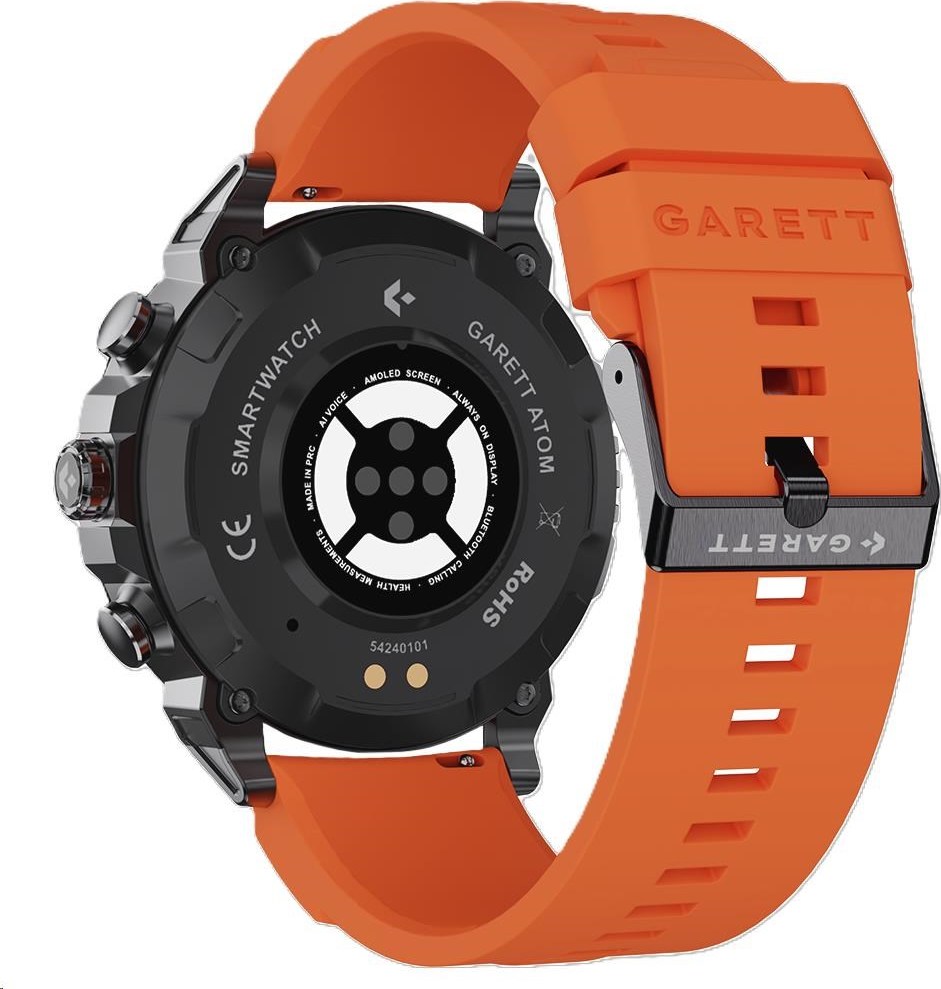 Garett Smartwatch Atom Black Steel