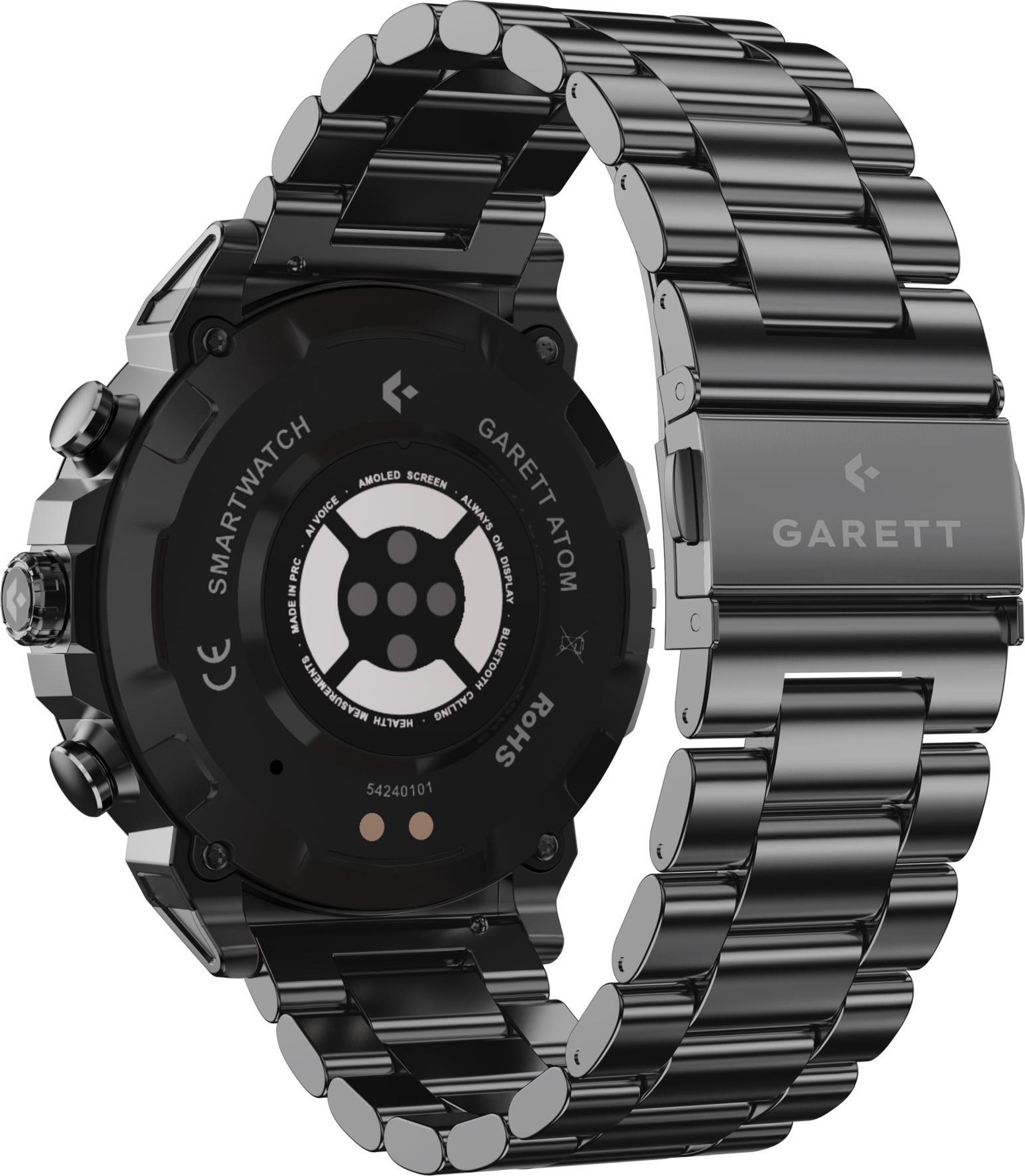 Garett Smartwatch Atom Black Steel