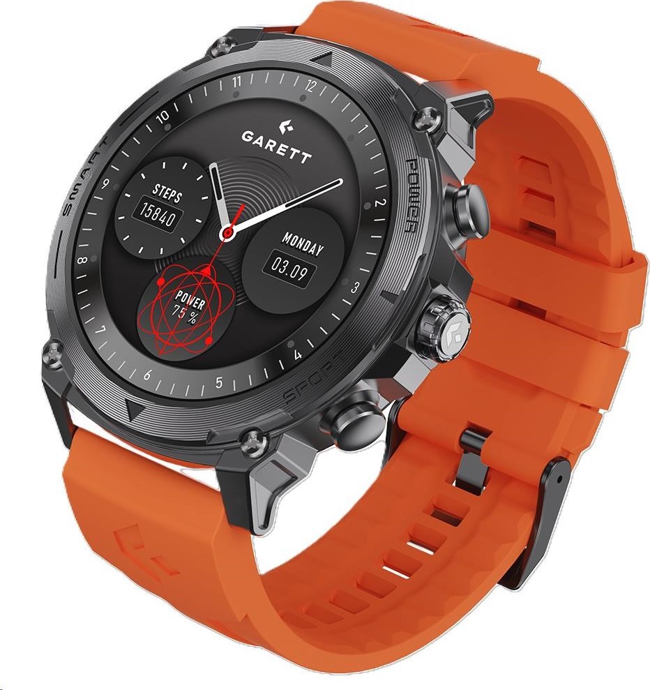 Garett Smartwatch Atom Black Steel