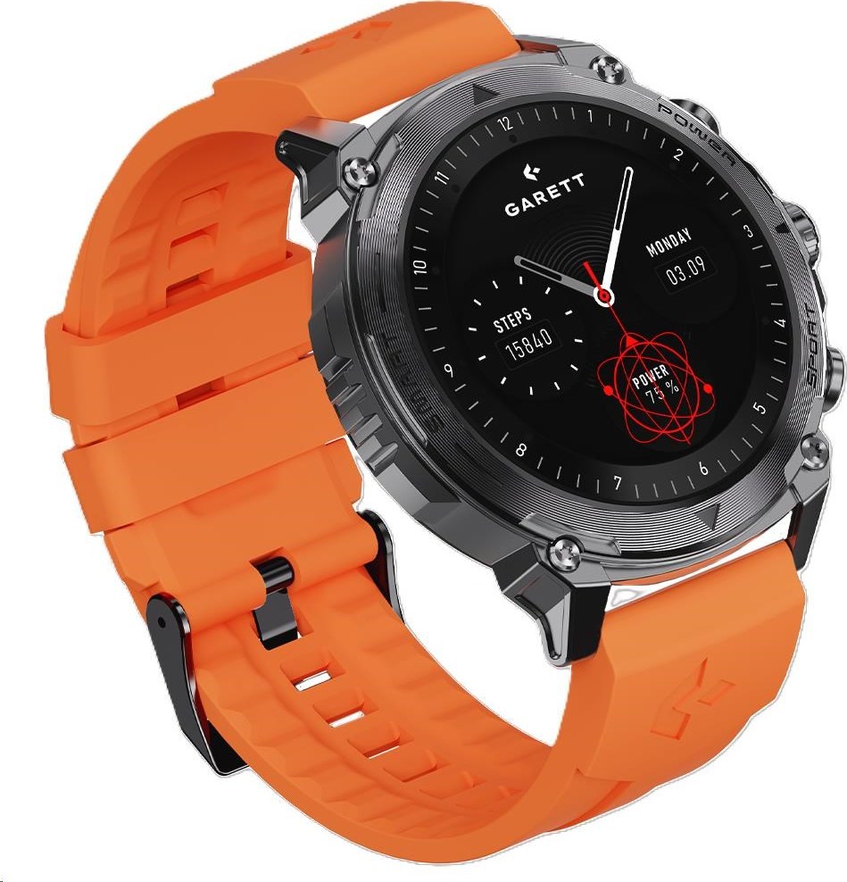 Garett Smartwatch Atom Black Steel