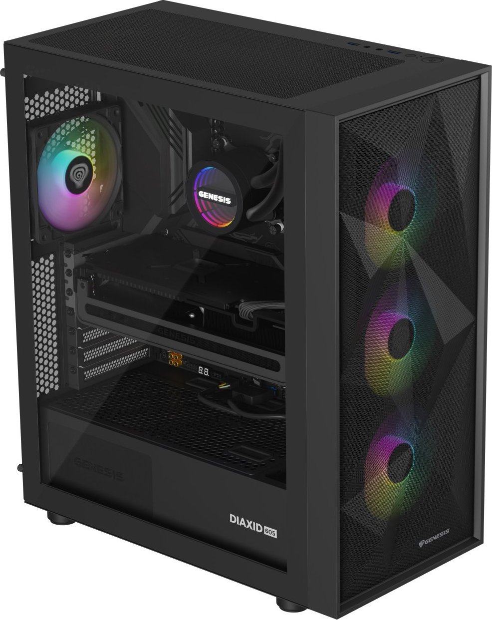 Vodní chlazení Genesis HYDRIA 360, ARGB, černé