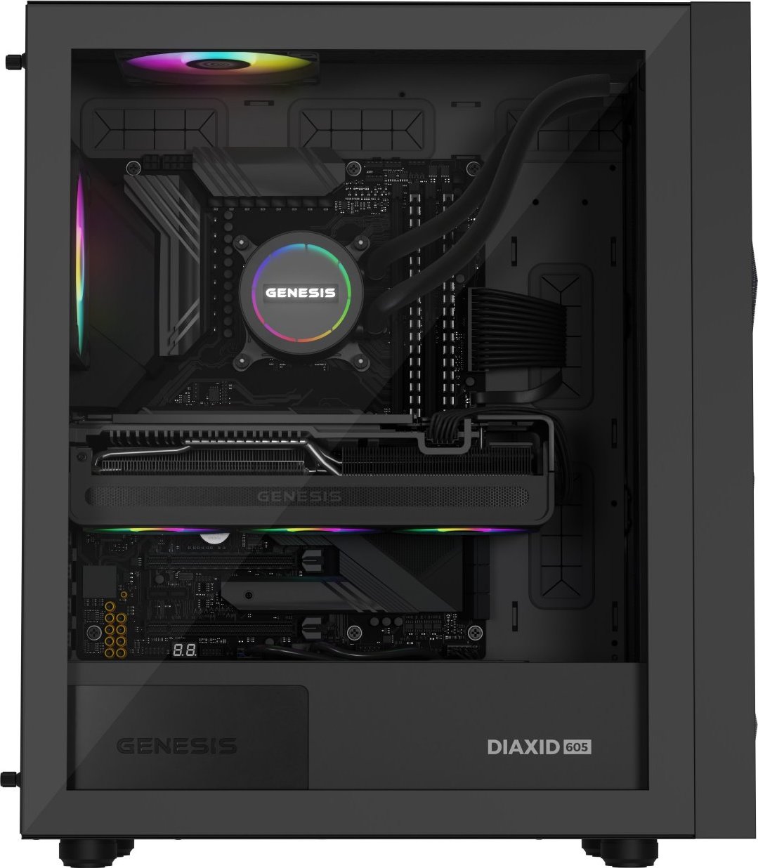 Vodní chlazení Genesis HYDRIA 360, ARGB, černé