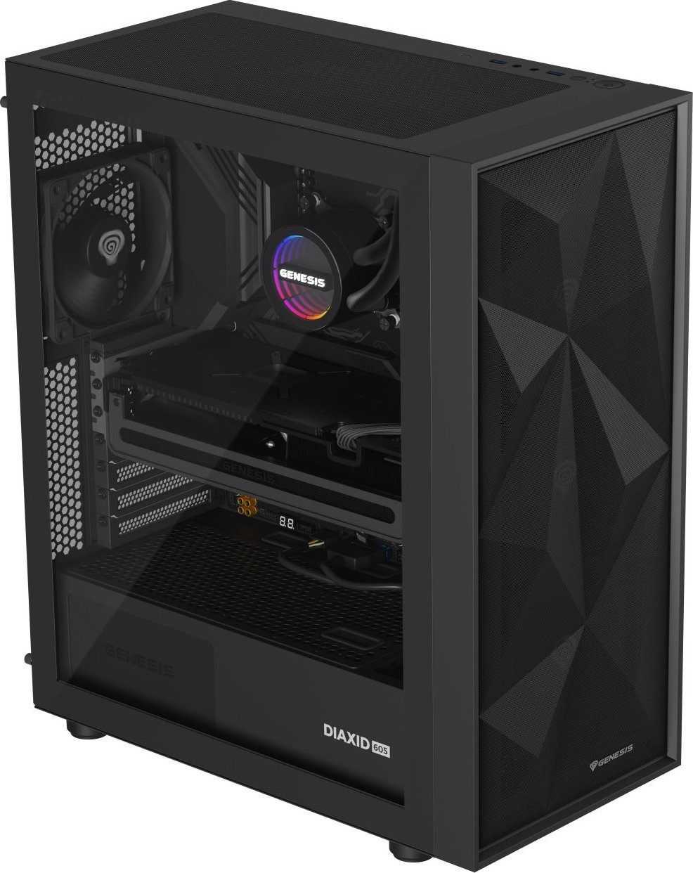 Vodní chlazení Genesis HYDRIA 360, černé