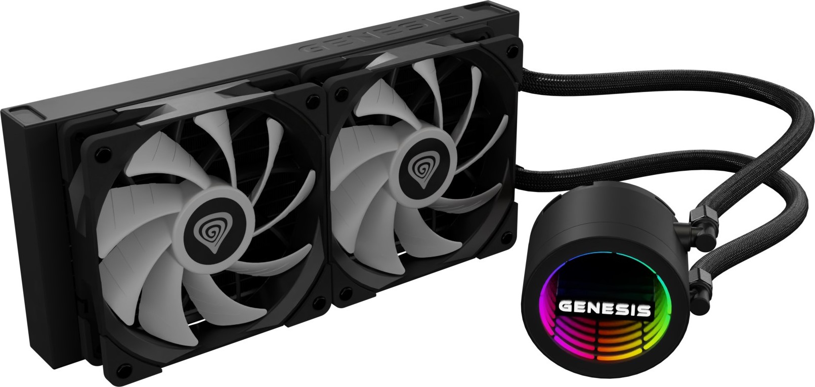 Vodní chlazení Genesis HYDRIA 240, ARGB, černé