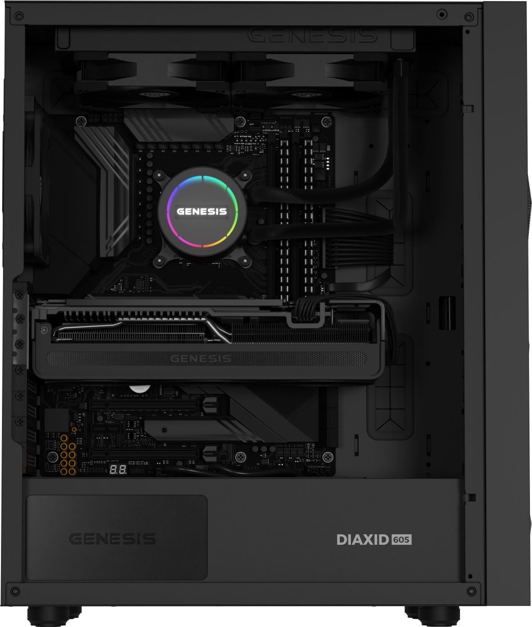 Vodní chlazení Genesis HYDRIA 240, černé