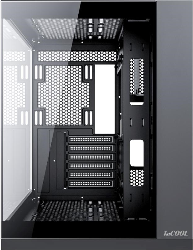 1stCOOL skříň DREAMER, Mid Tower, AU, USB 3.0, USB-C, černá