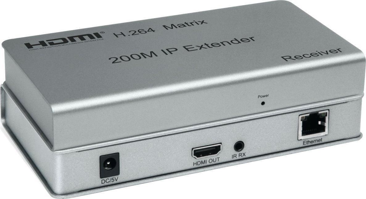 PremiumCord HDMI matrix extender na 200m, over IP, pro počítačovou síť