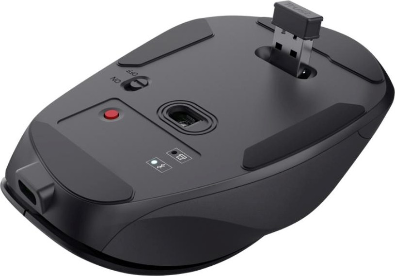 TRUST myš Fyda Wireless Mouse Eco, optická, bluetooth, 2,4GHz, multidevice
