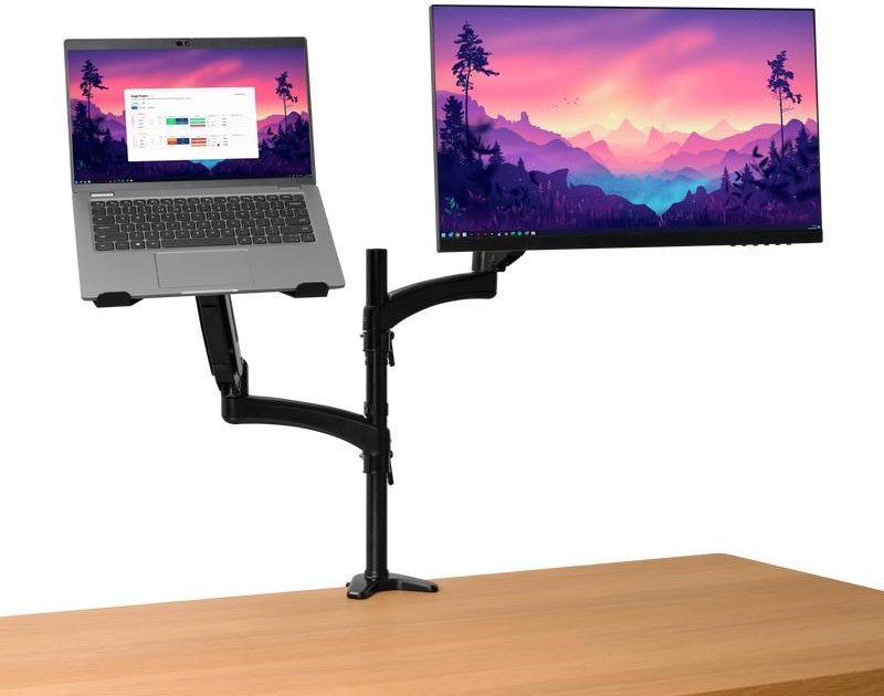 TRUST Držák na monitor a notebook Mara, Monitor až 32", Notebook až 17", černá