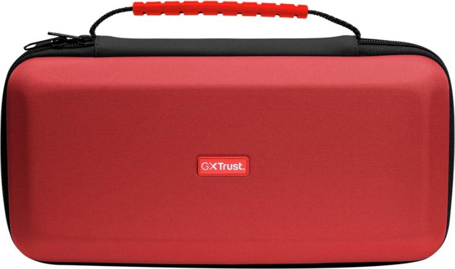 TRUST Pouzdro pro Nintendo Switch GXT1252RB XL HARDCASE SWITCH 2, červeno-modrá