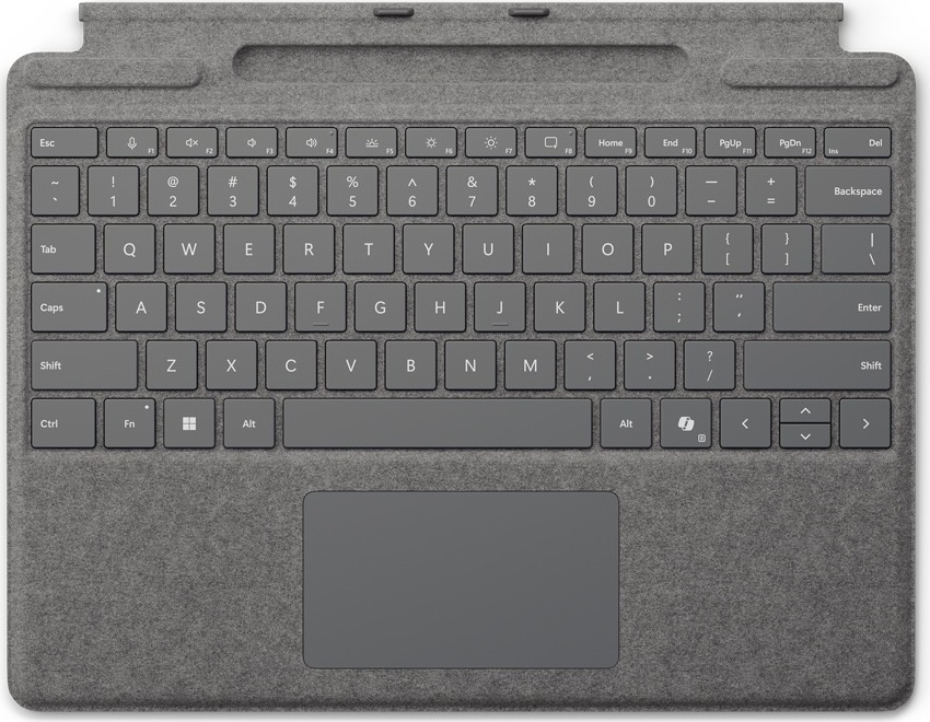 Microsoft Surface Pro Keyboard with Pen Storage (Platinum), Commercial, ENG