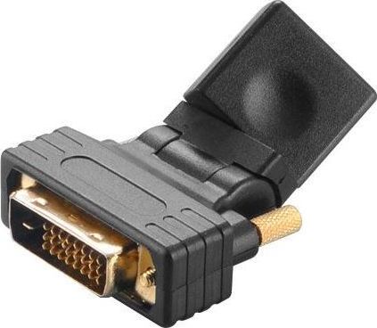 AKASA - úhlová redukce DVI-D na HDMI