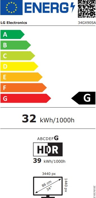 LG MT OLED 34" 34GX90SA-W OLED panel, Smart, 3440x1440, 240Hz, 2xHDMI, DP, USB 3.0, nast výška, G-sync