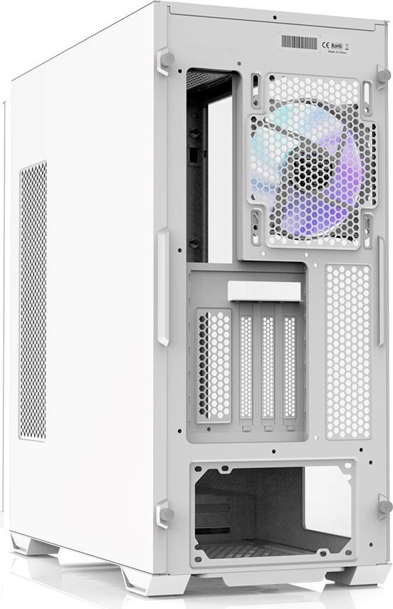 ZALMAN case Z10 DUO White, Mid Tower, ATX, 2xUSB 3.0, 1xUSB-C, 4x ARGB Fan, bílá