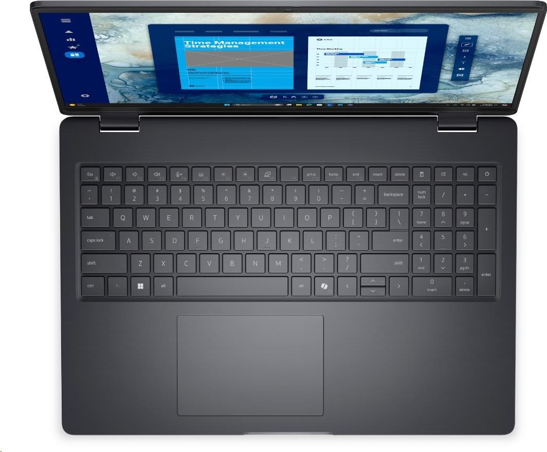 DELL NTB Pro 16 PC16250/i5-120U/8GB/512SSD/16" FHD+ /IR Cam & Mic/65W/WLAN/vPro|Backlit Kb/W11 Pro/3Y PS NBD