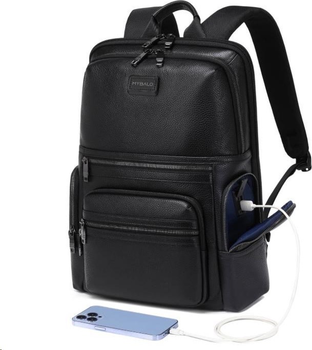 MYBALO Matterhorn kožený business batoh na notebook
