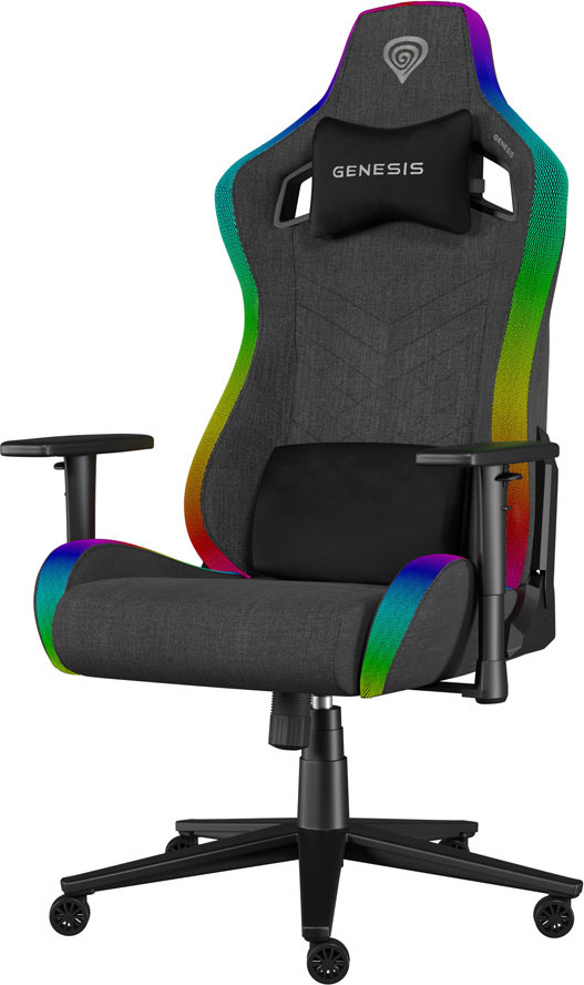 Herní křeslo Genesis TRIT 660, RGB, Šedé