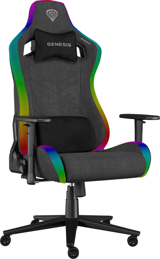 Herní křeslo Genesis TRIT 660, RGB, Šedé