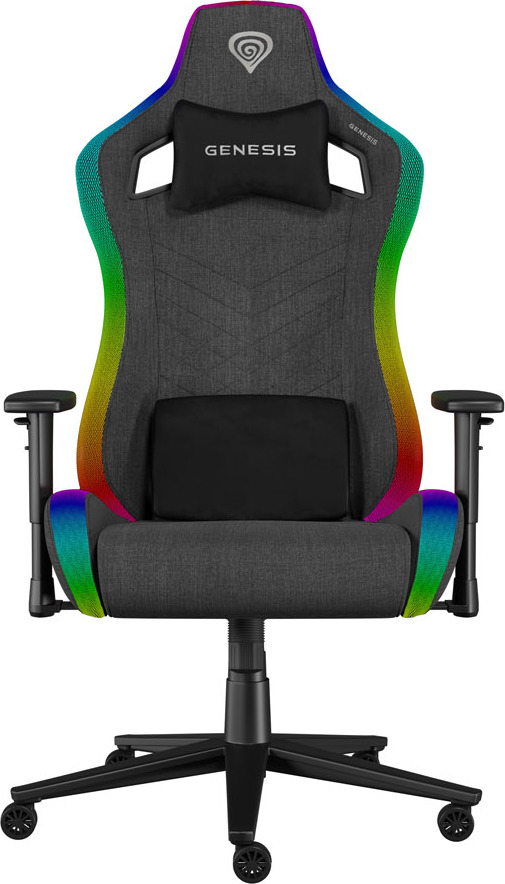 Herní křeslo Genesis TRIT 660, RGB, Šedé