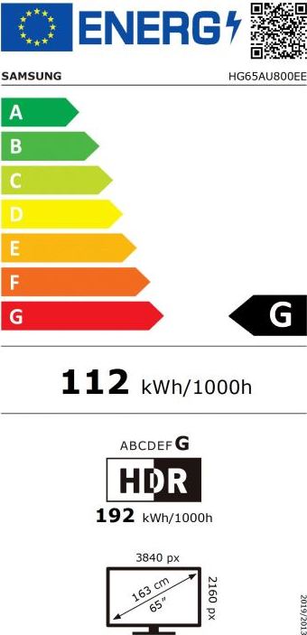 65" LED-TV Samsung 65AU8000 HTV