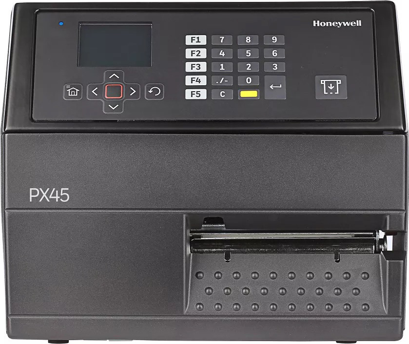 Honeywell PX45 - TT, 300 DPI, Eth, rewinder + lts