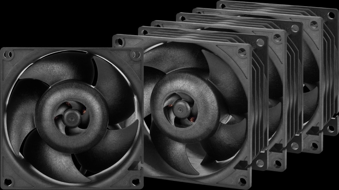ARCTIC S8038-7K - 80mm Case Fan - dual ball bearing - max 7000 RPM - PWM regulated - Pack of 4 pcs