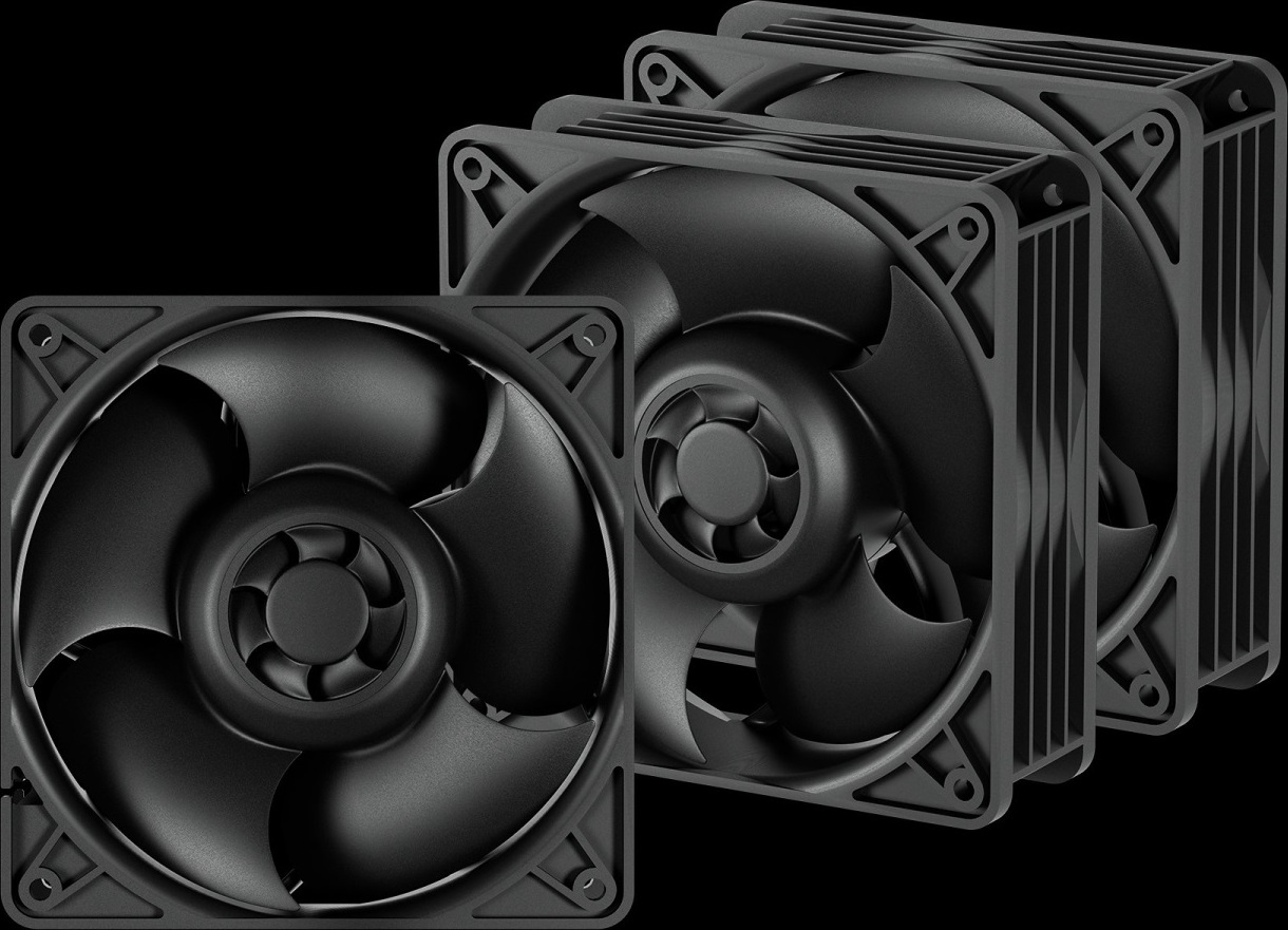 ARCTIC S12038-4K -120mm Case Fan (3-Pack) - dual ball bearing - max 4000 RPM - PWM regulated
