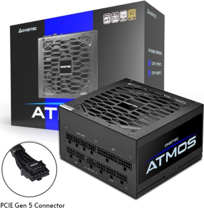 CHIEFTEC zdroj Atmos CPX-750FC, 750W, 120mm, 80+ Gold