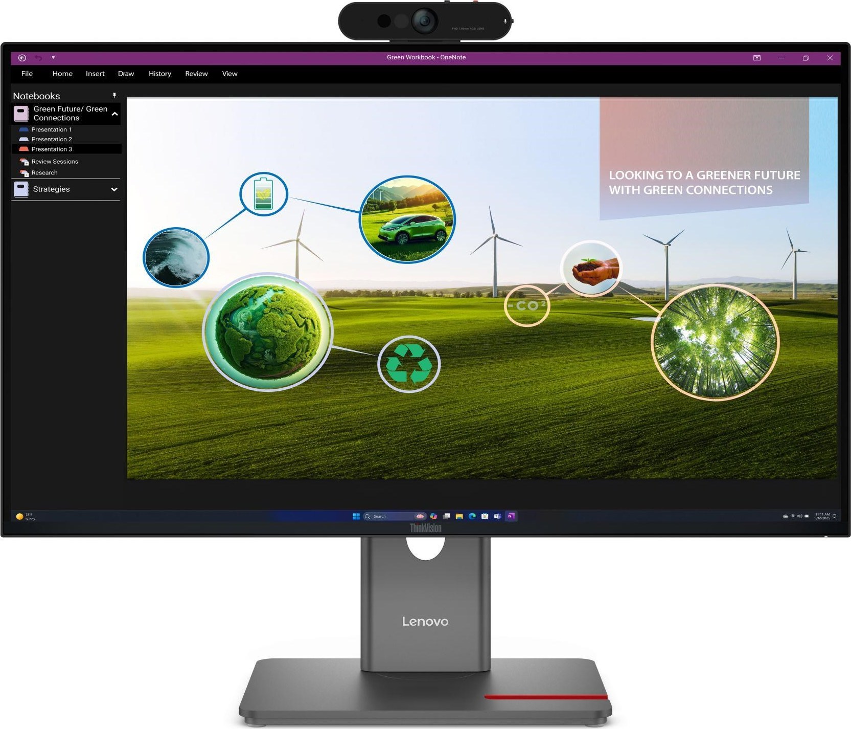 LENOVO LCD P27Q-40 + MC60 - 27",IPS,matný,16:9,2560x1440,178/178,4ms,350cd/m2,1500:1,HDMI,DP,USB-C,USB Hub,VESA,Pivot