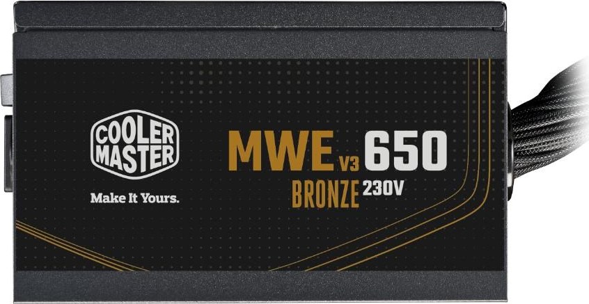 CoolerMaster Cooler Master zdroj MWE Bronze 650W V3, 120mm, 80+ Bronze