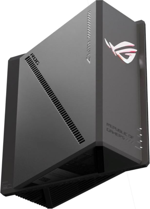 ASUS Herní Router ROG Strix GS-BE18000, 3-pásmový WiFi7 Router, 1x WAN, 7x LAN, AiMesh