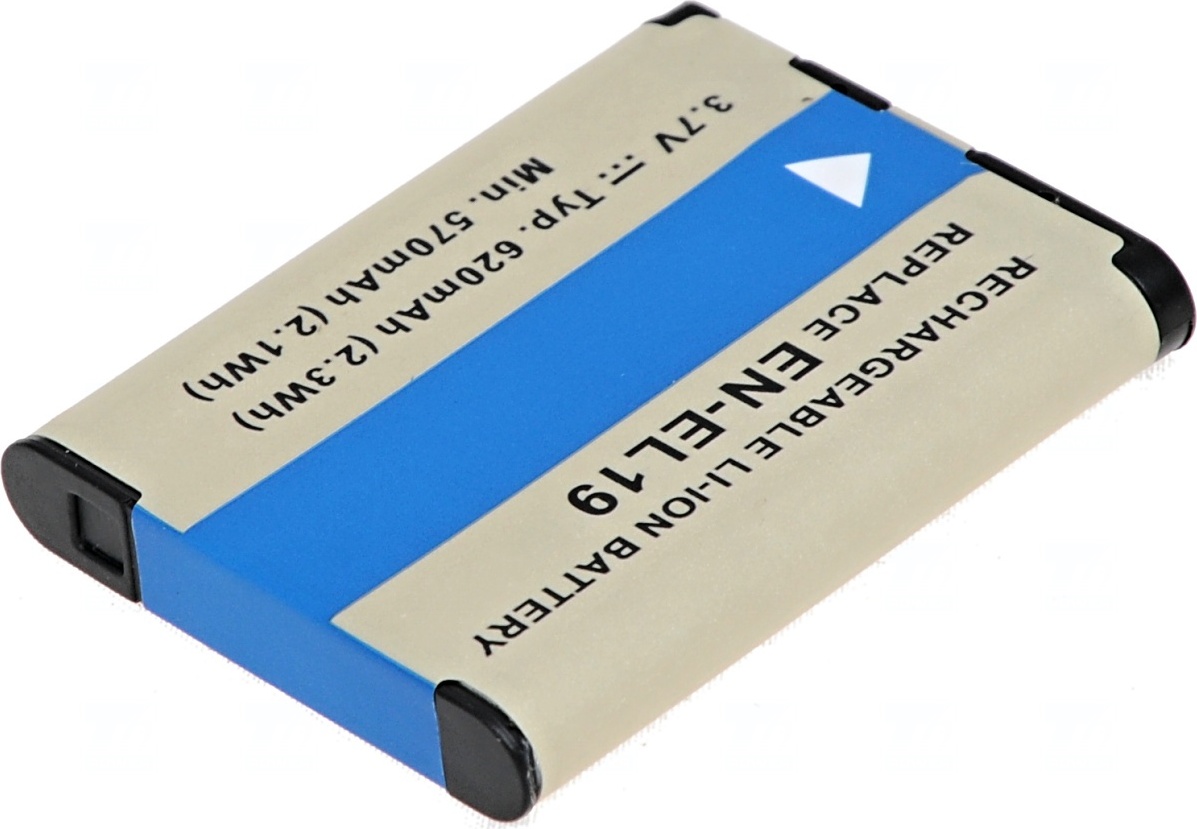 Baterie T6 Power Nikon EN-EL19, Sony NP-BJ1, 620mAh, 2,3Wh