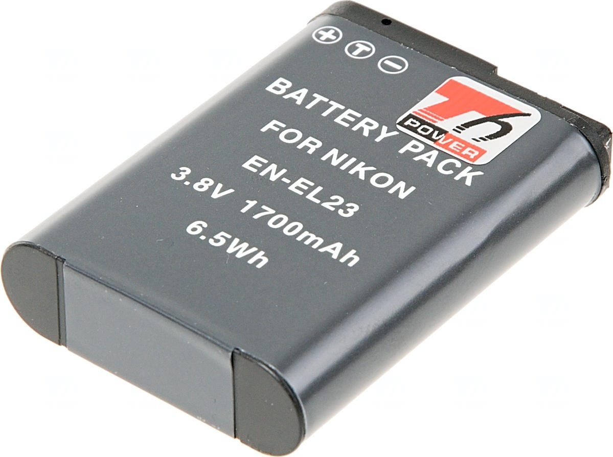 Baterie T6 Power pro Nikon EN-EL23, 1700mAh, 6,5Wh