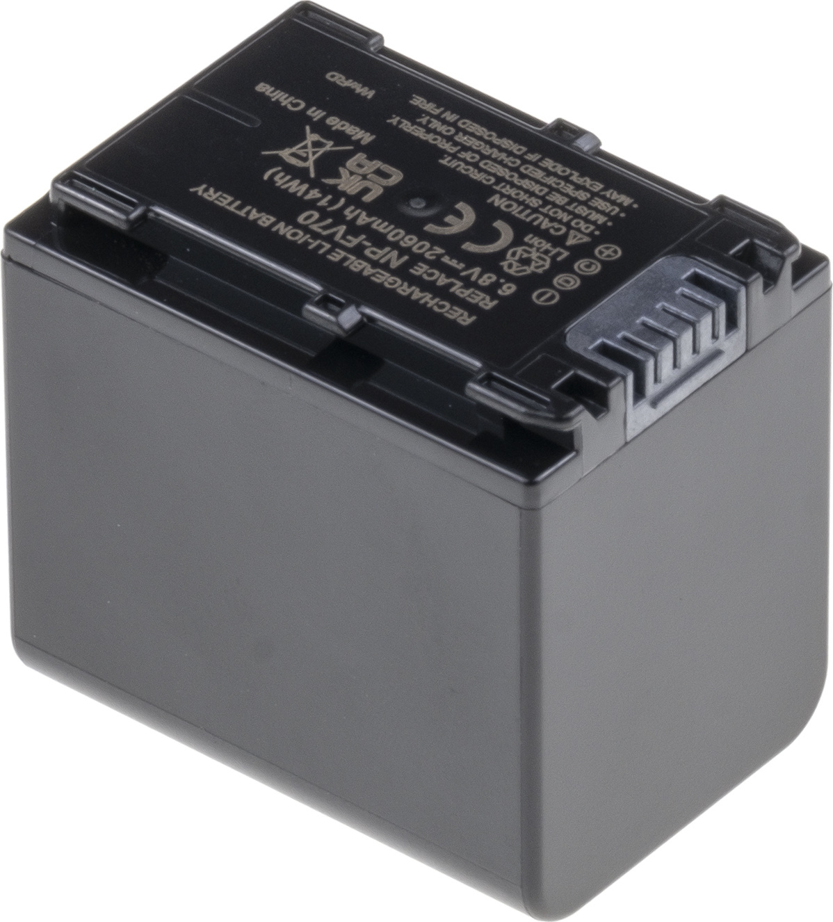 Baterie T6 Power Sony NP-FV70, 2060mAh, 14Wh, šedá