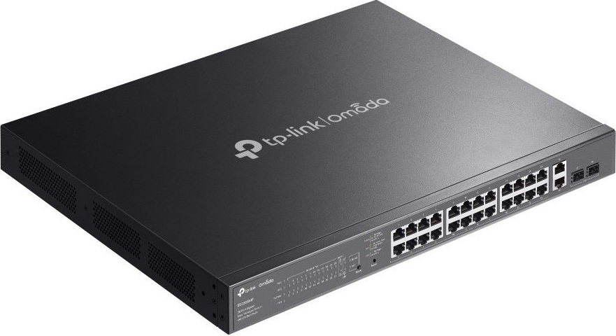 TP-Link OMADA switch ES228GMP (26xGbE,2xSFP,24xPoE+,384W)