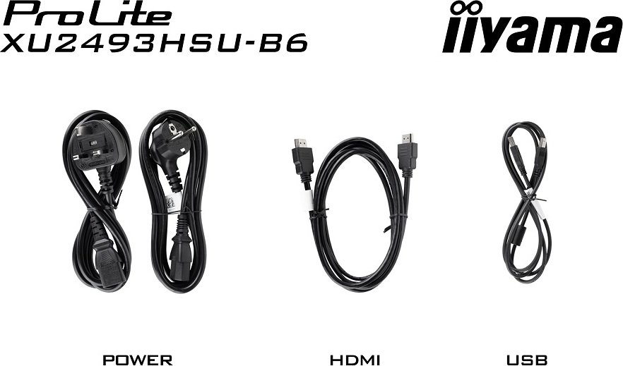 iiyama ProLite/XU2493HSU-B7/23,8"/IPS/FHD/100Hz/1ms/Black/3R