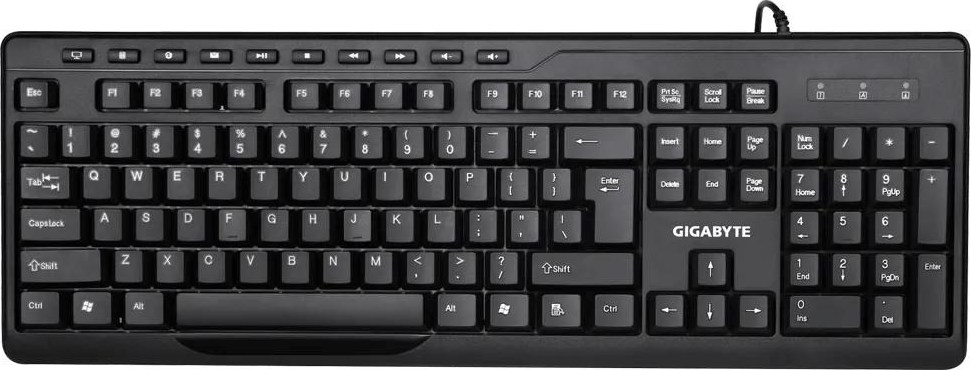 GIGABYTE Set klávesnice + myš GK-KM6300, Drátová USB, EN