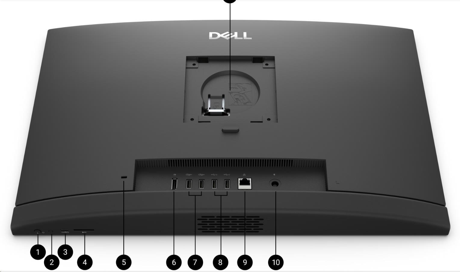 DELL PC AiO Pro 24 All-in-One QC24251/TPM/U5-235T/16GB/512SSD/Non-touch/Integrated/130W/WLAN/Kb&Mse/W11 Pro/3Y PS NBD