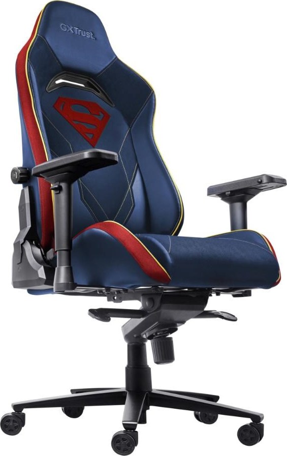 TRUST herní židle GXT 721SM RUYA PRO Superman, modrá