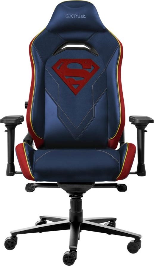 TRUST herní židle GXT 721SM RUYA PRO Superman, modrá