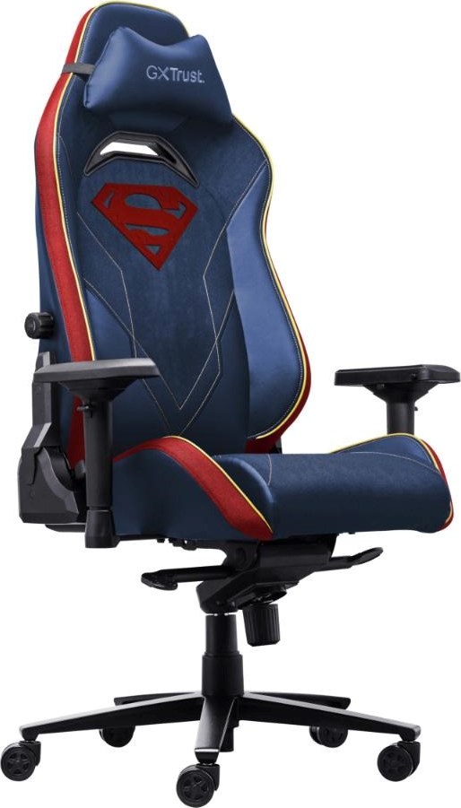 TRUST herní židle GXT 721SM RUYA PRO Superman, modrá
