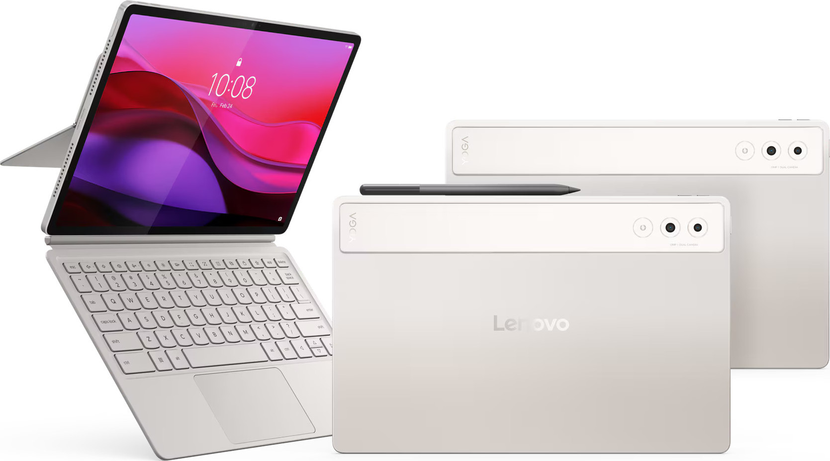 Lenovo Yoga Tab Plus/ZAEG0157CZ + Pen/12,7"/2944x1840/16GB/256GB/An15/Seashell