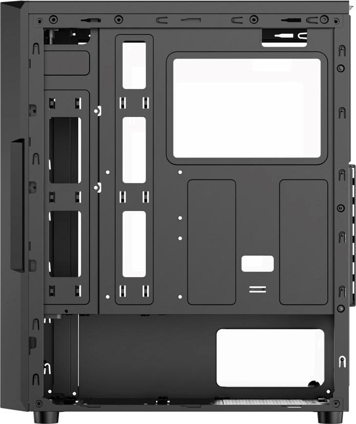1stCOOL skříň MONSTER EVO, Mid Tower, AU, USB 3.0, 2x 120mm, černá