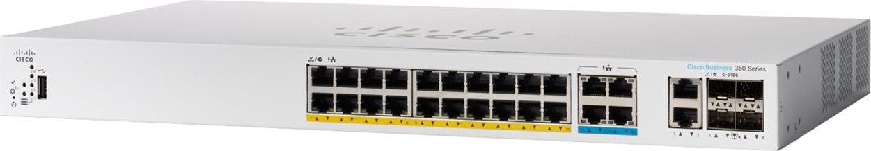 Cisco Catalyst switch C1300-24MGP-4X (16xGbE,8x2,5GbE,4xSFP+,24xPoE+,375W) - REFRESH