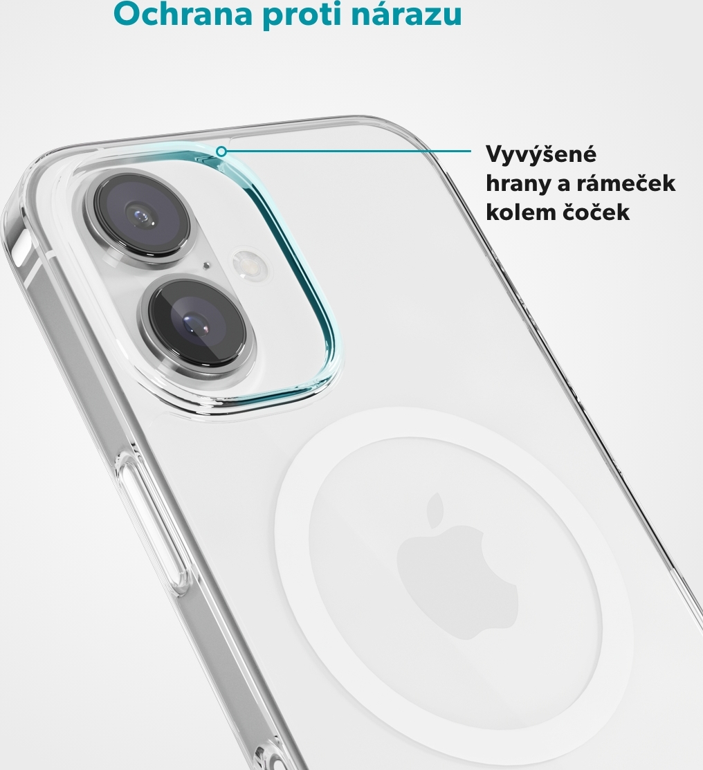 Epico Mag+ Hero kryt iPhone 16 - transparentní