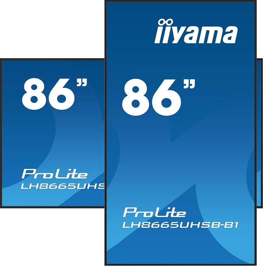 86" iiyama LH8665UHSB-B1:IPS,4K UHD,Android,24/7