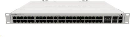 MikroTik Cloud Router Switch CRS354-48G-4S+2Q+RM, 650MHz CPU, 64MB, 1x10/100, 48xGLAN, 4xSFP+, 2xQSFP, vrátane. L5