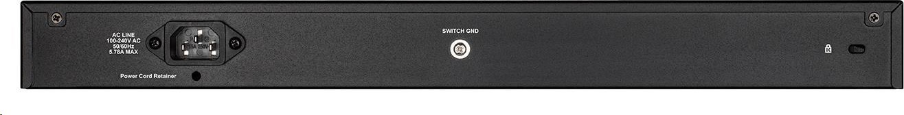 D-Link DGS-1210-52MP 52-portový gigabitový Smart+ PoE switch, 48x GbE PoE+, 4x RJ45/SFP, PoE 370W